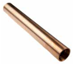 Driver pressure housing 20.900 inch: hollow bronze cylindrical tube with machined open end