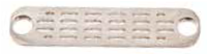 Screen plate with 24 horizontal slots for oil fill screen housing, rounded ends and mounting holes